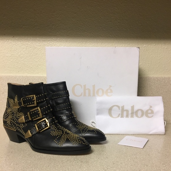 susanna stud buckle bootie chloé
